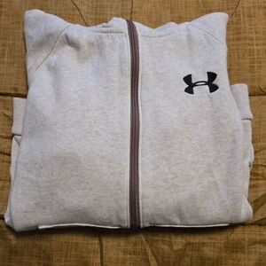 Under Armour Light Pink Full-Zip Sweatshirt